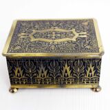 Brass Art Deco box