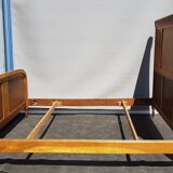 Bed 140cm Art Deco oak