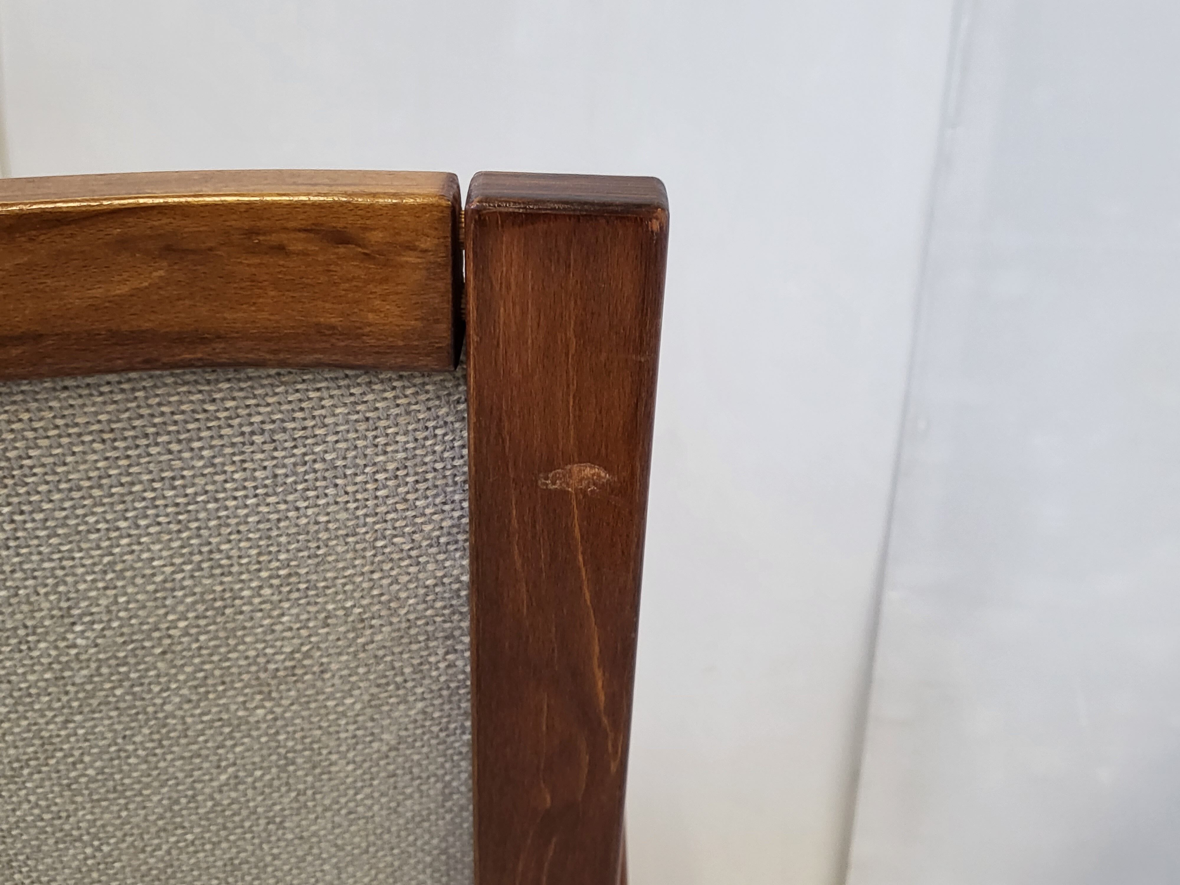 Vintage Scandinavian swivel armchair