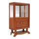 Art Deco Vitrine Cabinet Attributed to Gaston Poisson, France 1940s