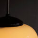 Czechoslovak bakelite hanging school lamp, 1960s