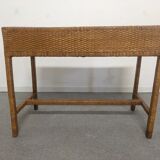 Rattan console from the 50s/60s