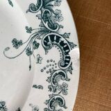 7 Dessert plates St Amand and Hamage Terre de Fer Byzantine model