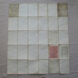 Map taride brittany west section on canvas