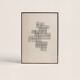 Abstract art print after painting signed Eawy