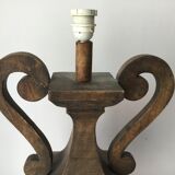 Wooden lamp foot