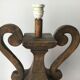 Pied de lampe en bois