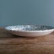 Saint Amand plate by Lebacqz & Bouchart, Colombier decoration, early 20th century