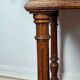 Side table, old antique bedside table