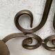 Vintage Swedish Wrought Iron Wall Candleholders from Ahrnebergs, Set of 2