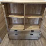 Meuble bahut en chêne massif marque Tikamoon