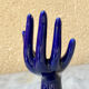 Vase baguier hand soliflore ceramic enamelled vintage 70s