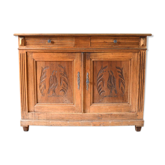 Bahut patinated wood