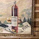 Old advertising painting Suze