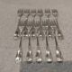 11 silver-plated cake forks, goldsmith SFAM Louis XIV style