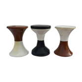3 vintage tam tam " Stamp " stools