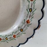 Covered cheese dish in Quimper earthenware – late 19th, early 20th century