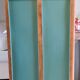 Parisian wardrobe door rising oak raw lagoon color raw interior ouate fabrics