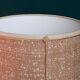 Table lamp in wool tweed and foot in cream color wood