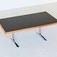 Warren Platner writing desk leather and oak Knoll United States 1970