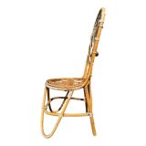Bamboo and Rattan Chair by Dirk Van Sliedregt for Rohe Noordwolde