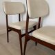 Chaises bois et skai