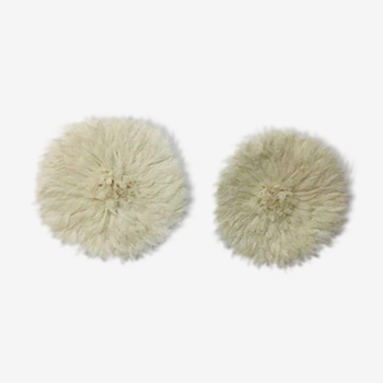 Set of 2 juju hats white of 50 cm