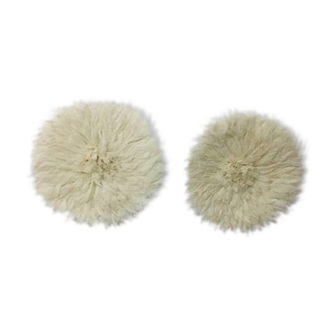 Set of 2 juju hats white of 50 cm