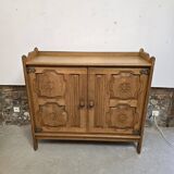 Oak sideboard 1970 Guillerme and Chambron for Your Home Circa edition