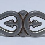Six Huwil metal handles for neo-classical drawers from the 60s