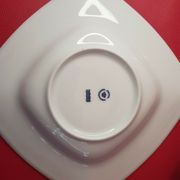Service 6 square hollow plates porcelain Royal Copenhagen