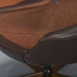 Fauteuils pivotants scandinaves par H.W. Klein pour Bramin, 1960, ensemble de 4