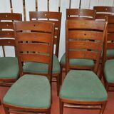 Series of 10 rosewood chairs