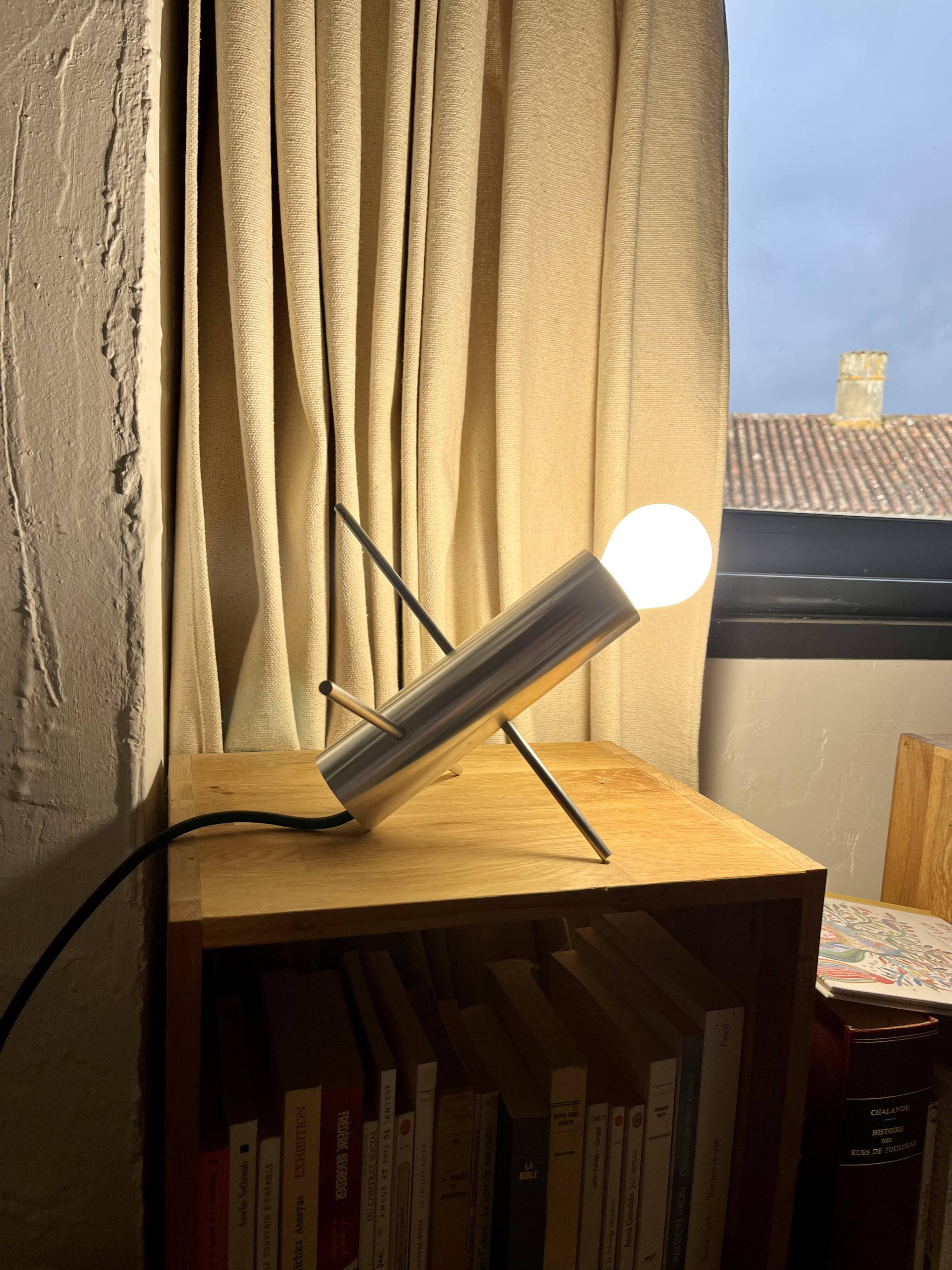 “Cricket R-60” lamp by Otto Wasch for Raak editions