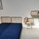 Pair of vintage rattan headboards