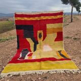 Handmade Berber wool BOUJAAD rug 300X200 cm