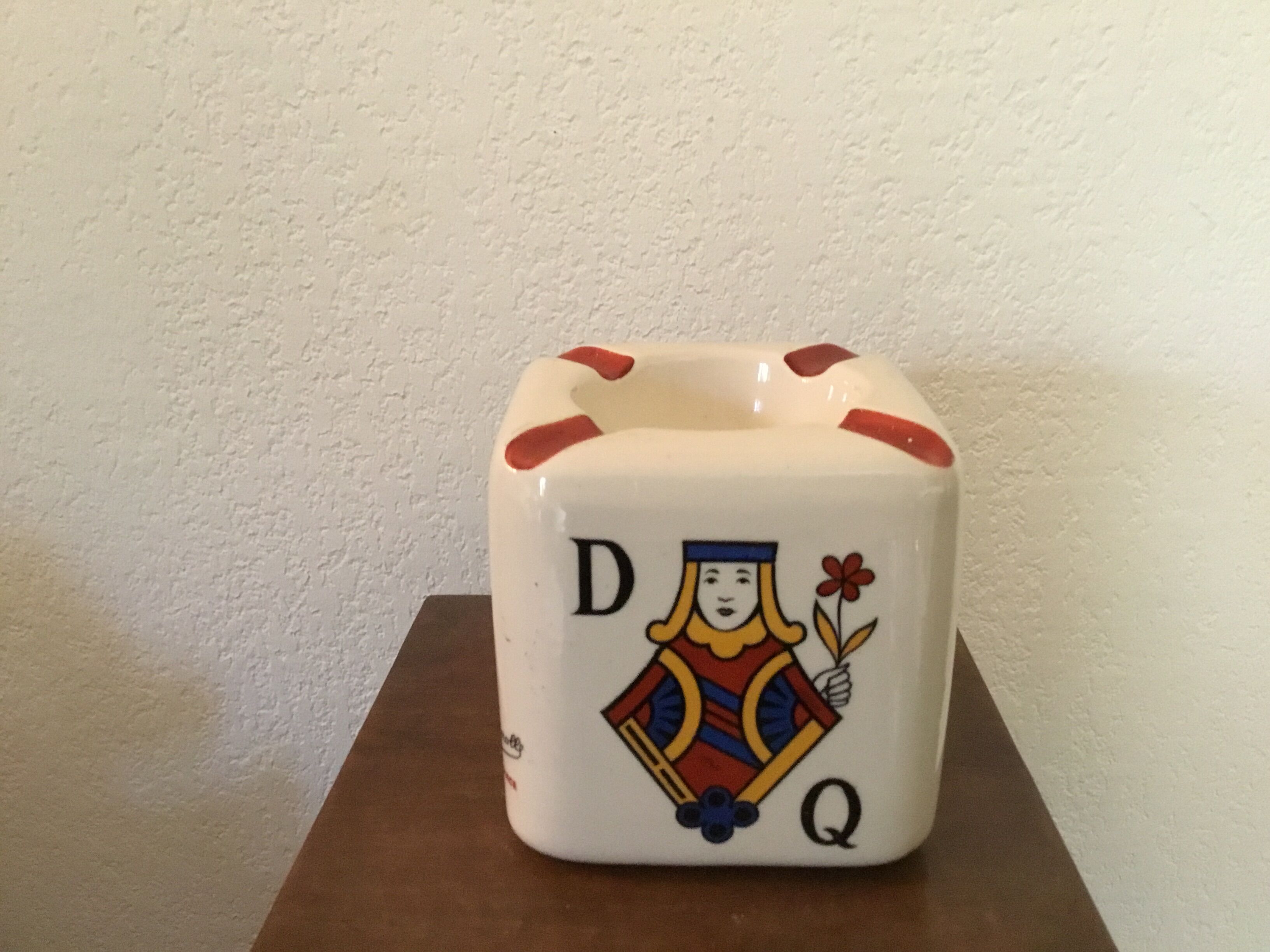 Advertising ashtray Cognac Aigle Rouge