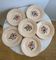 Lot de 6 assiettes plates peintes à la main