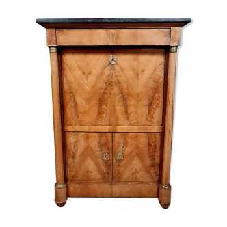 Secretary Empire era in blond mahogany circa 1810