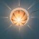 Ceiling light from Peill & Putzler, Germany, 1970s