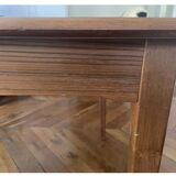 Extendable table from the 60s, compass feet