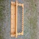 Antique carved wooden wall shelf