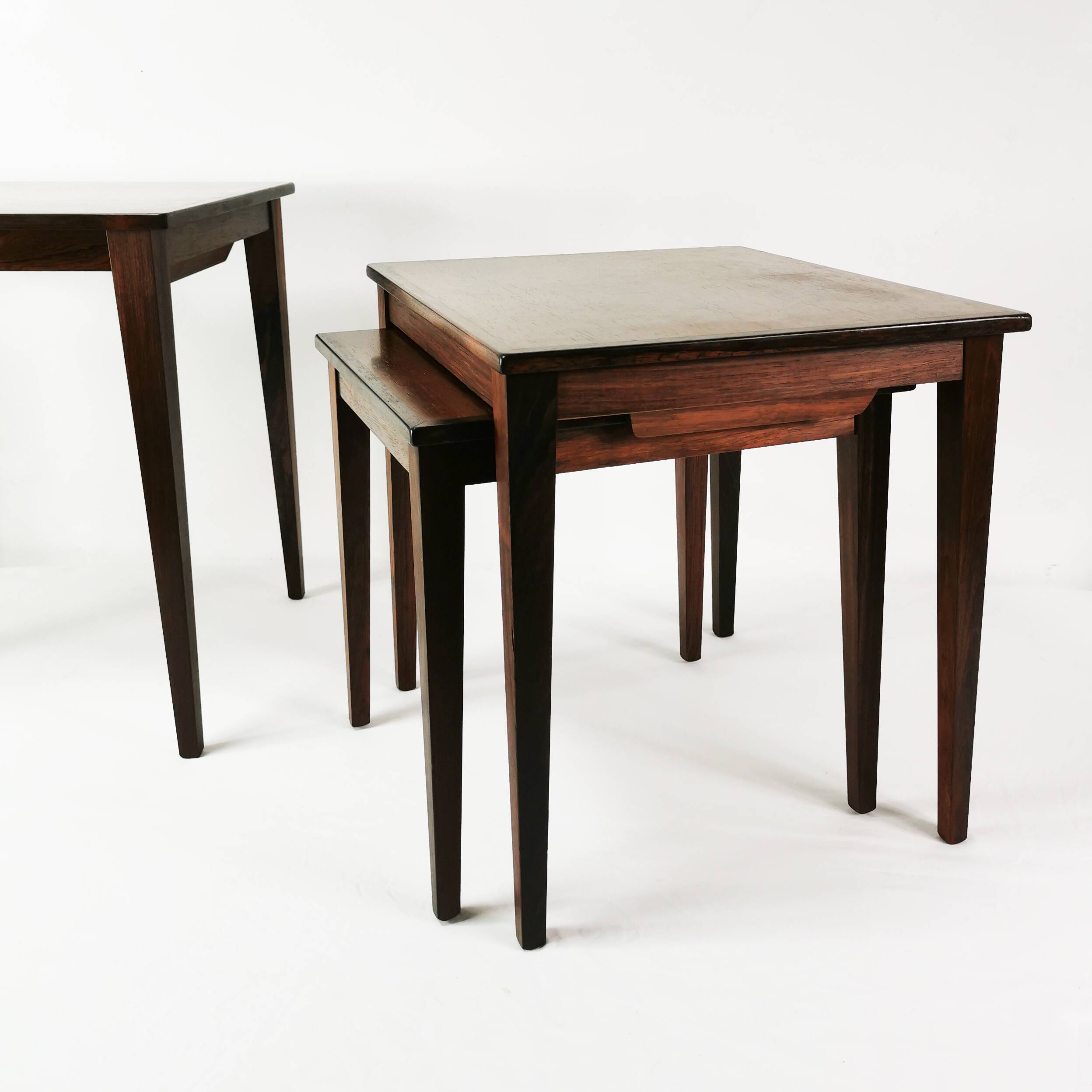 Mid Century modular table set, KFF, Denmark 1960s