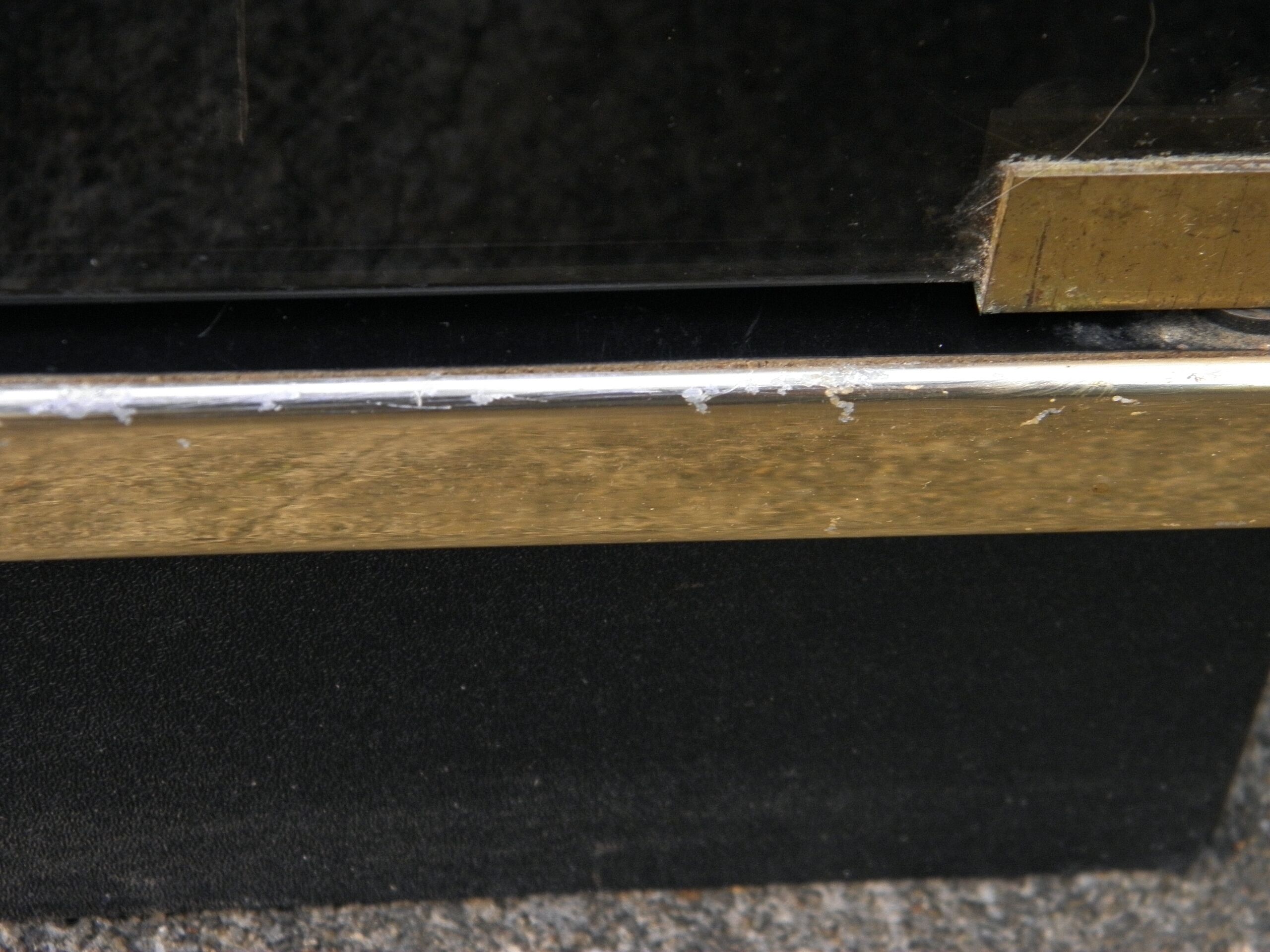 Hi Fi glass and plexiglass cabinet 1970