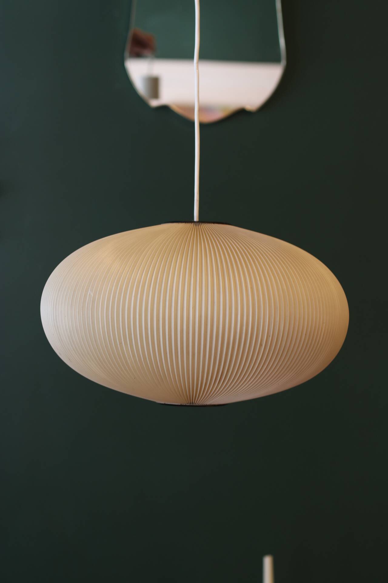 Pleated suspension in rhodoid –  rispal, france, 1950s