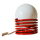 Opaline lamp on spiral