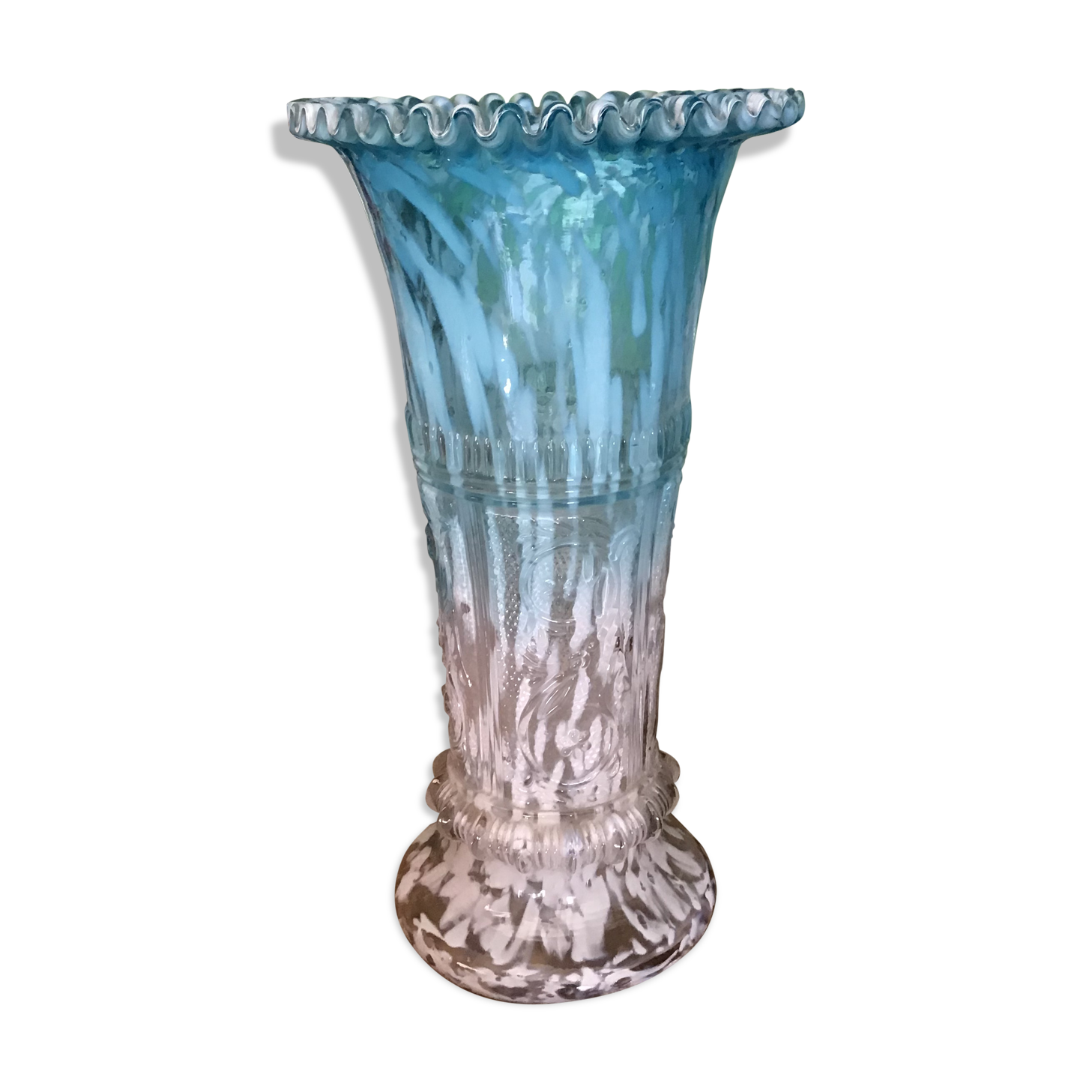 Clichy glass vase