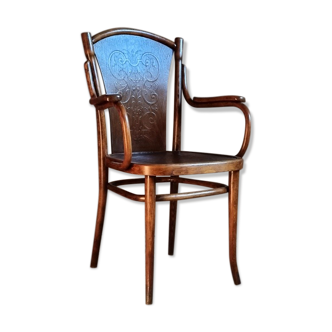Armchair thonet n°56 version with decoration late nineteenth