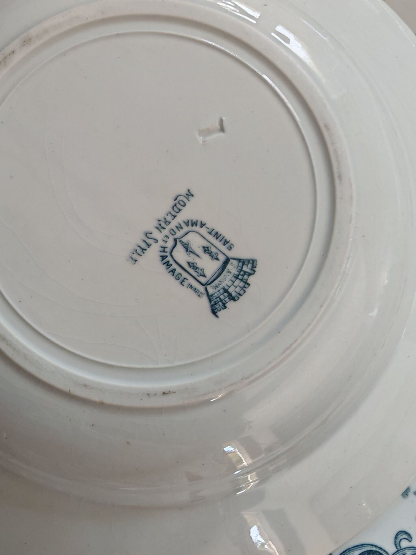Lot of plates and dishes Saint Amand