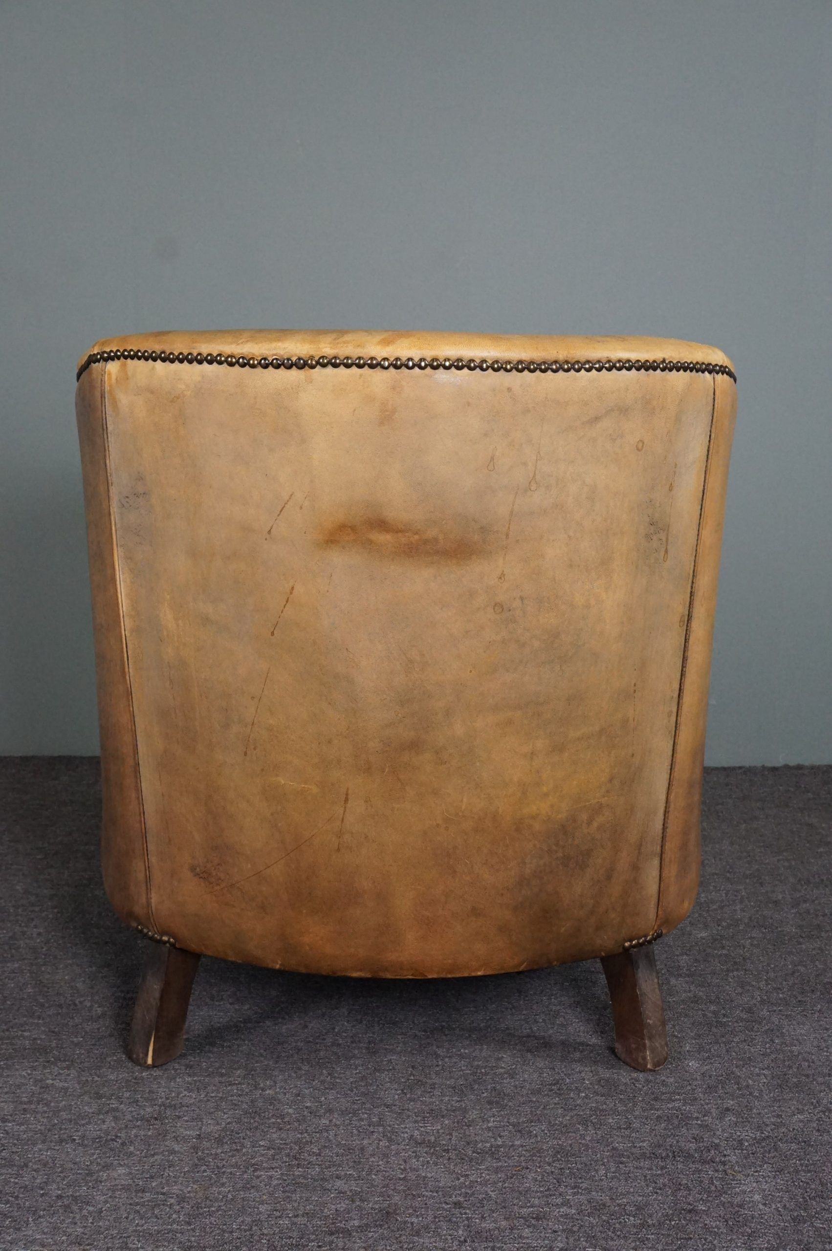 Sheepskin armchair